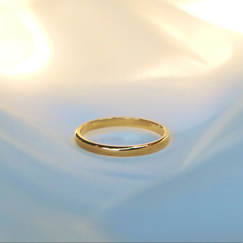 Simple Gold Ring - 18K Gold